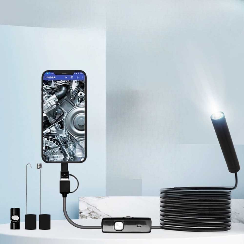 스마트폰내시경 카메라 산업용 와이어 배관내시경 하수구 차량 굴절 27,400원