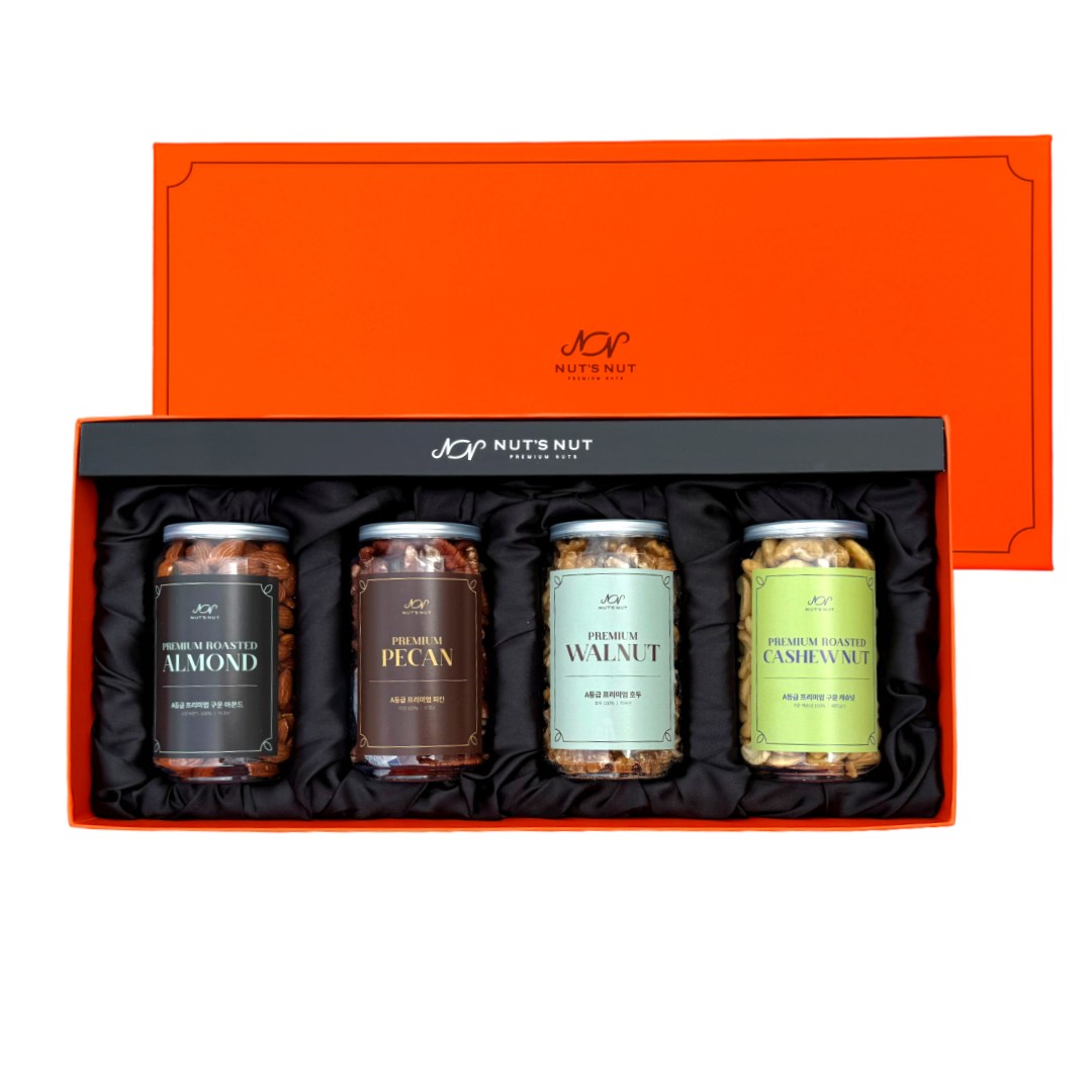 넛츠넛 견과류 선물세트 하루견과 4종 헬로우네이처 A세트 (아몬드 호두 피칸 캐슈넛), 1세트 42,900원