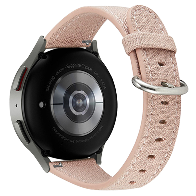 우먼스9999 갤럭시워치 호환 데일리 린넨 스트랩 20mm, 퍼시픽핑크, 1개 15,900원