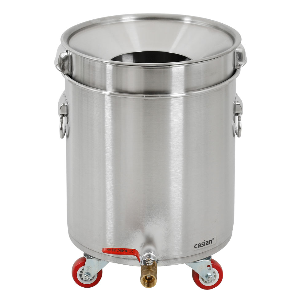 한양 업소용 이동식 스텐 잔반통 GI 급식실 음식물쓰레기통 거름망 대용량 짬통, 현재가 212,000원