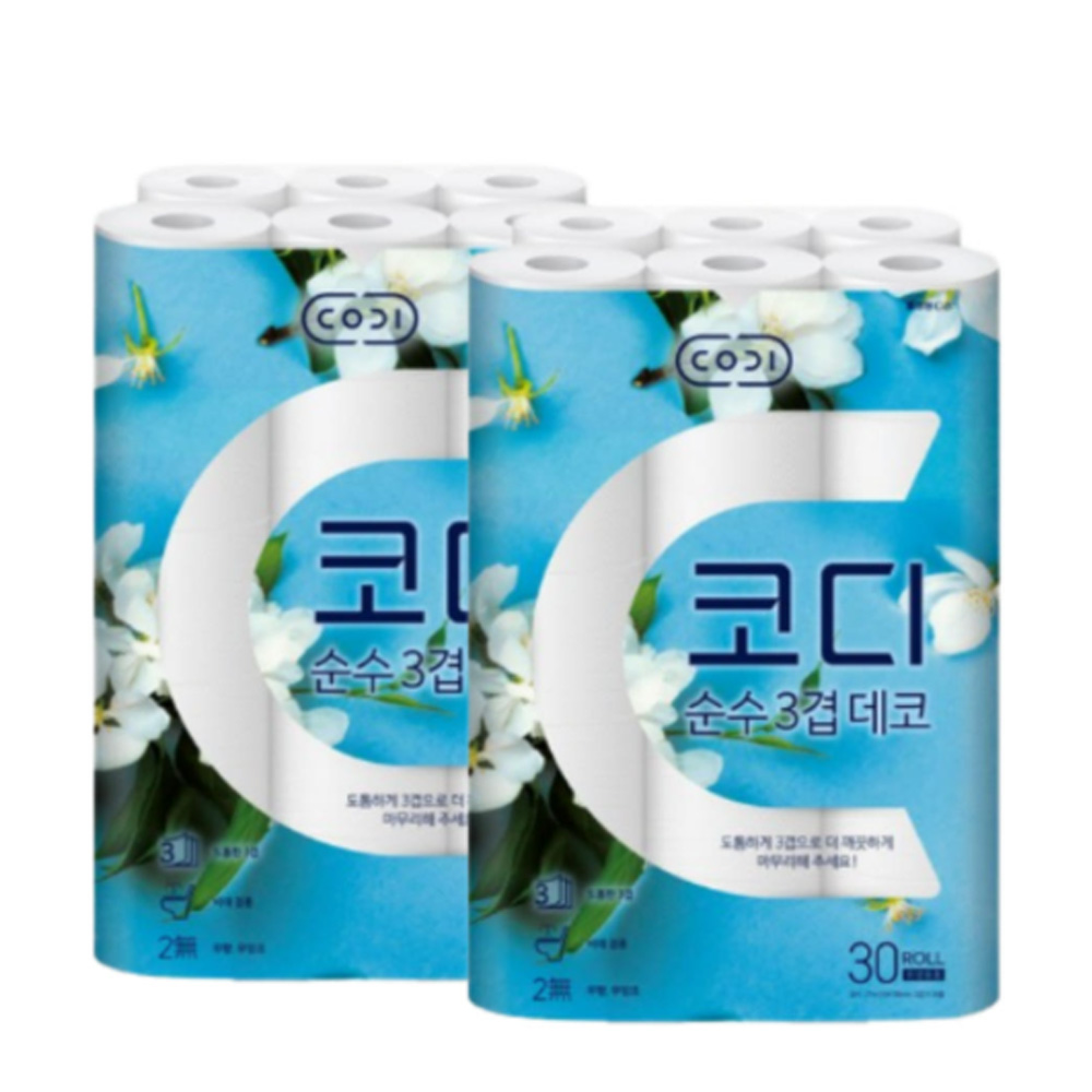 코디 순수 3겹데코 화장지 21,900원