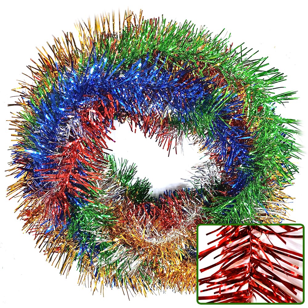 크리스마스 모루 (철사모루) -6칼라 트리장식 크리스마스츄리 파티장식 시즌모루 2,400원