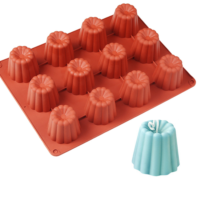 [드그라쎄]실리콘몰드 - 까눌레 몰드 12구 5,500원