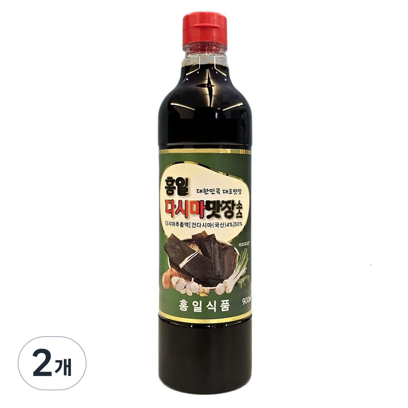 홍일 다시마 맛장소스 / 다시마 맛간장 / 편스토랑, 2개, 900ml 20,000원