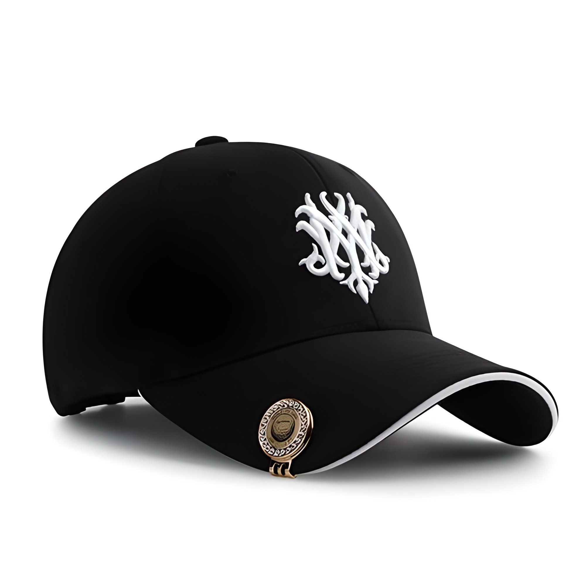 MQUM 남녀공용 스판샌드 골프모자 볼마커세트 케이스포장 GOLF, 블랙, 1개 29,700원