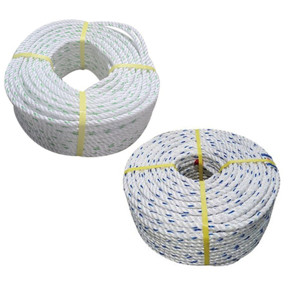 PP로프 100M x 5mm,6mm,8mm,10mm,12mm 빨래줄 밧줄 현수막끈 캠핑 텐트 로프, 기본, 1개 8,520원