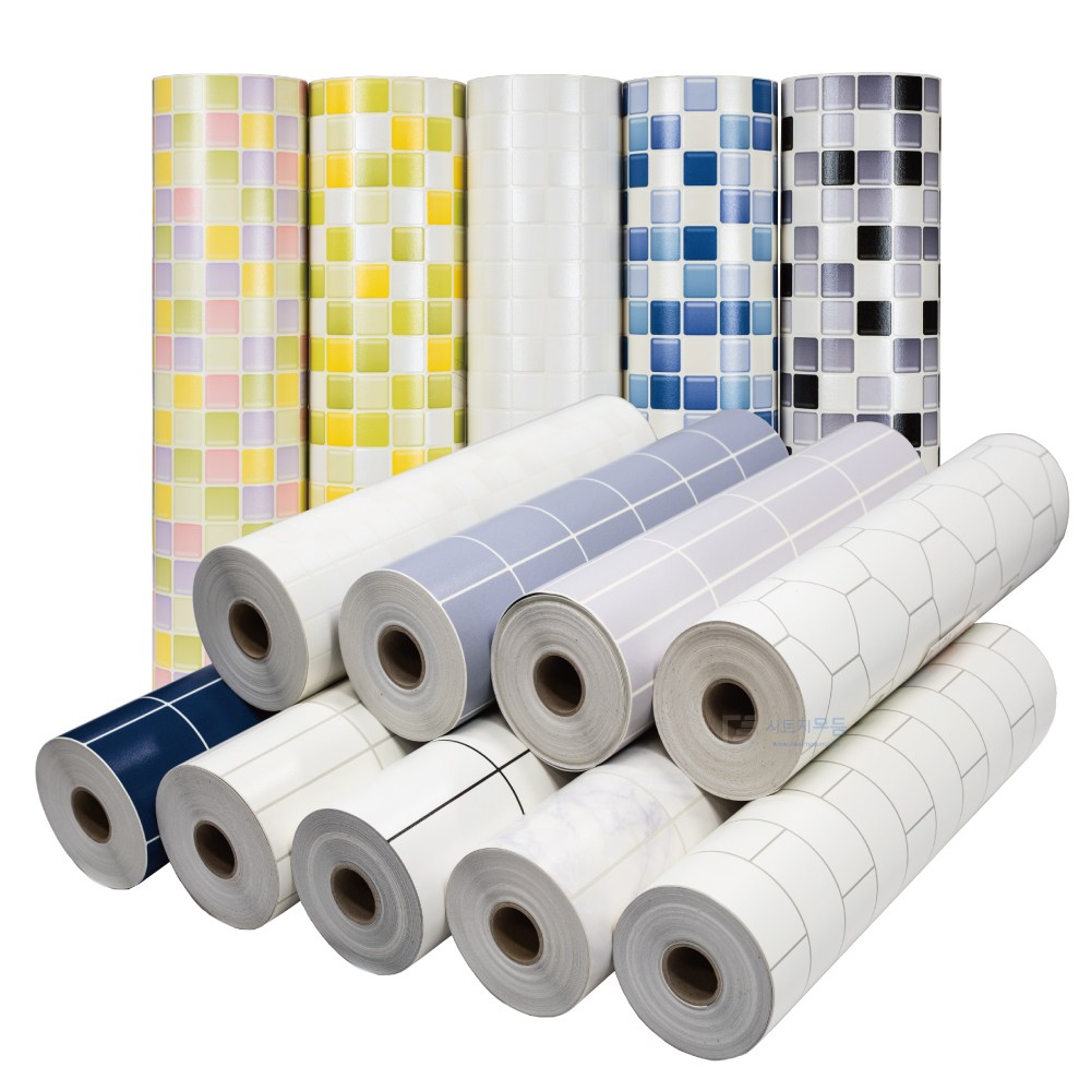 HD현대시트 타일 시트지 (1롤, 폭50cm x 길이15미터) 커터칼1 헤라2 키트 무료배송 44,600원