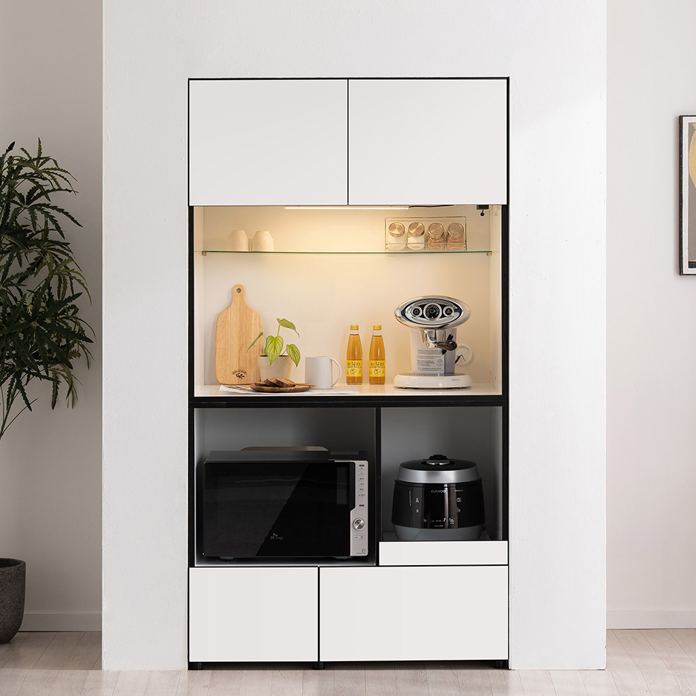 L020024 커스텀 홈카페 주방가전 수납장 1000(광폭형), 없음 376,950원