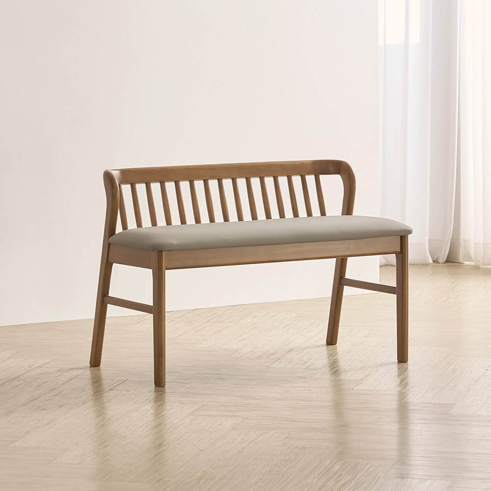 라로퍼니처 허그 메이플 고무나무 원목 2인 3인 벤치 식탁 의자 카페 인테리어 체어 97,000원