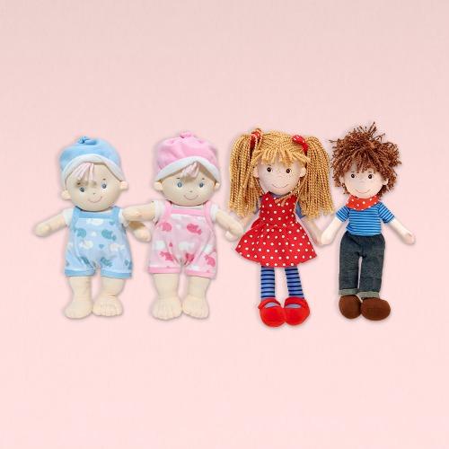 [캐스비] 플레이 뉴 보들인형 4종(1732set) 봉제사람 아기인형 엄마놀이 역할놀이 56,000원
