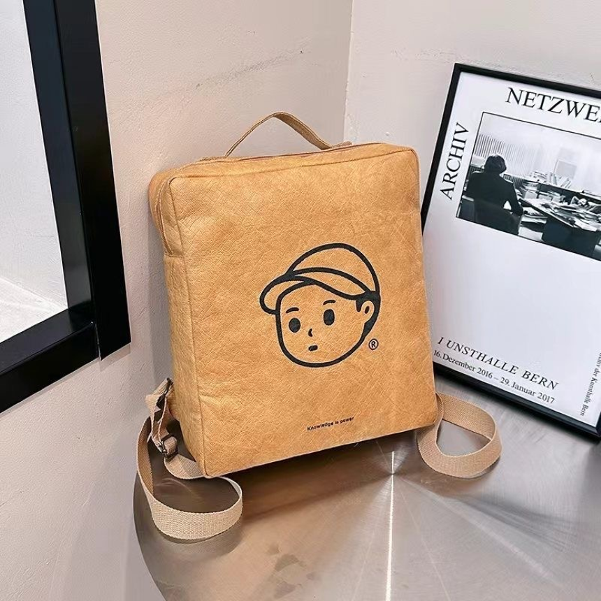 vsyoy 여성용 데일리 ins풍 백팩 크라푸트지 캐주얼 백팩 35,800원