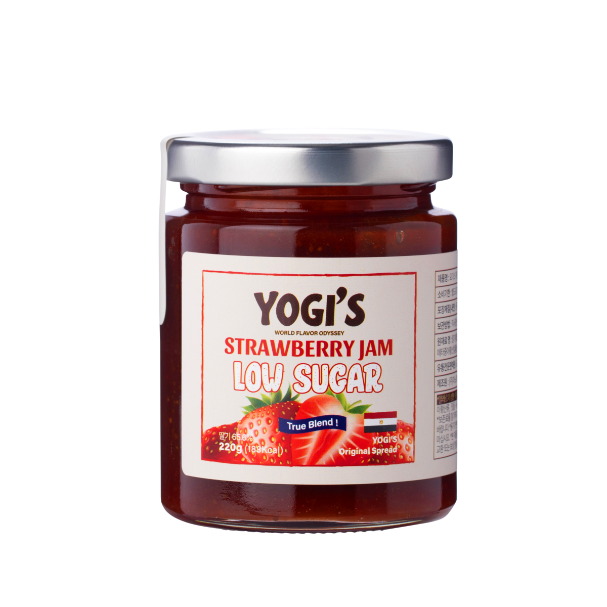요기스YOGIS 저당 저칼로리 딸기잼, 220g 1개, 220g, 1개 11,900원