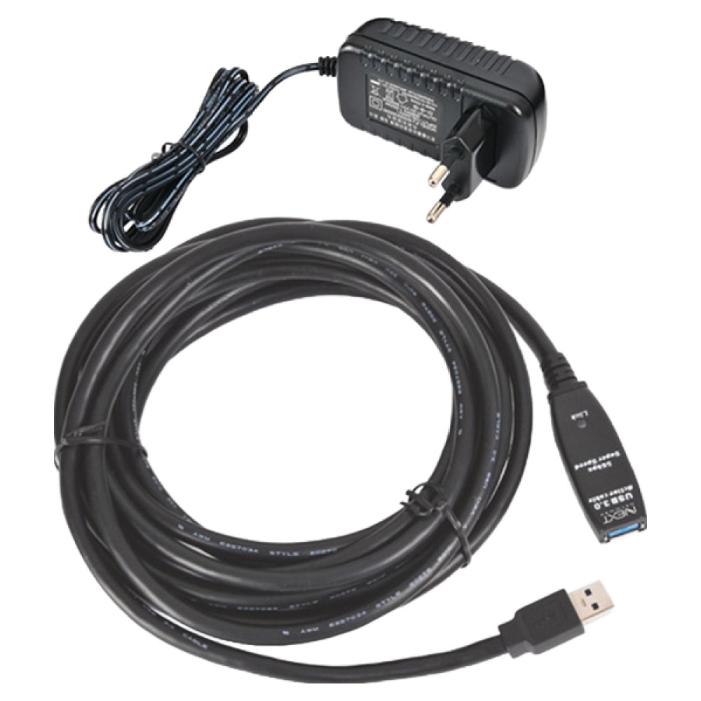 넥스트 NEXT-USB05U3PW USB3.0 리피터 케이블 5M, 1개 22,600원
