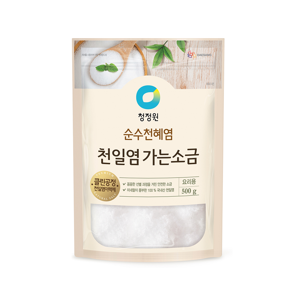 청정원 천일염 가는소금 4,200원