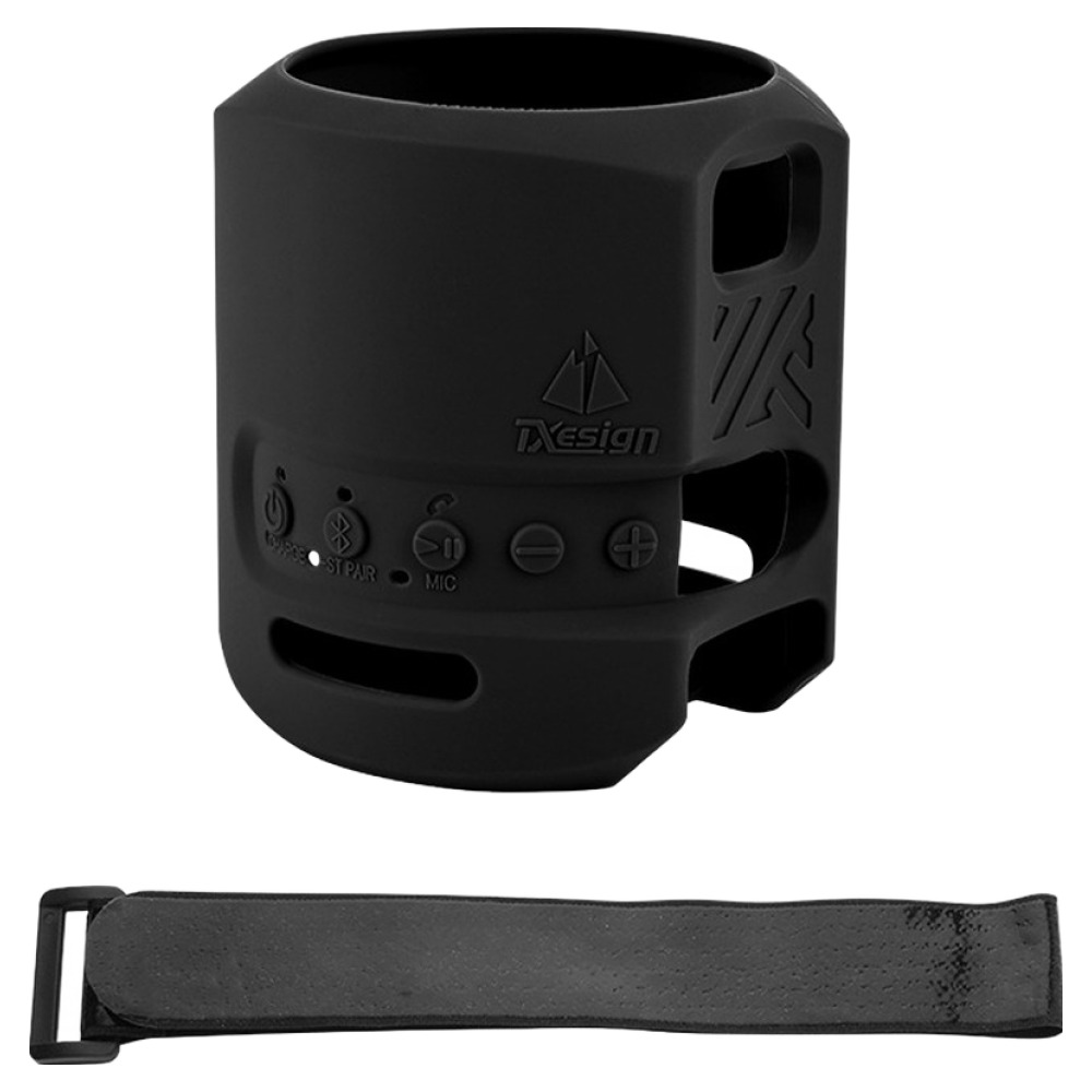 TXesign Sony SRS XB100 XB13 실리콘 보호 커버 + 스트랩 세트, 블랙, 1세트, 단일상품 22,140원