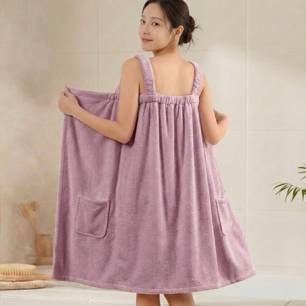 비바프 부드러운 도톰한 여성 목욕 샤워 가운 타올 14,600원