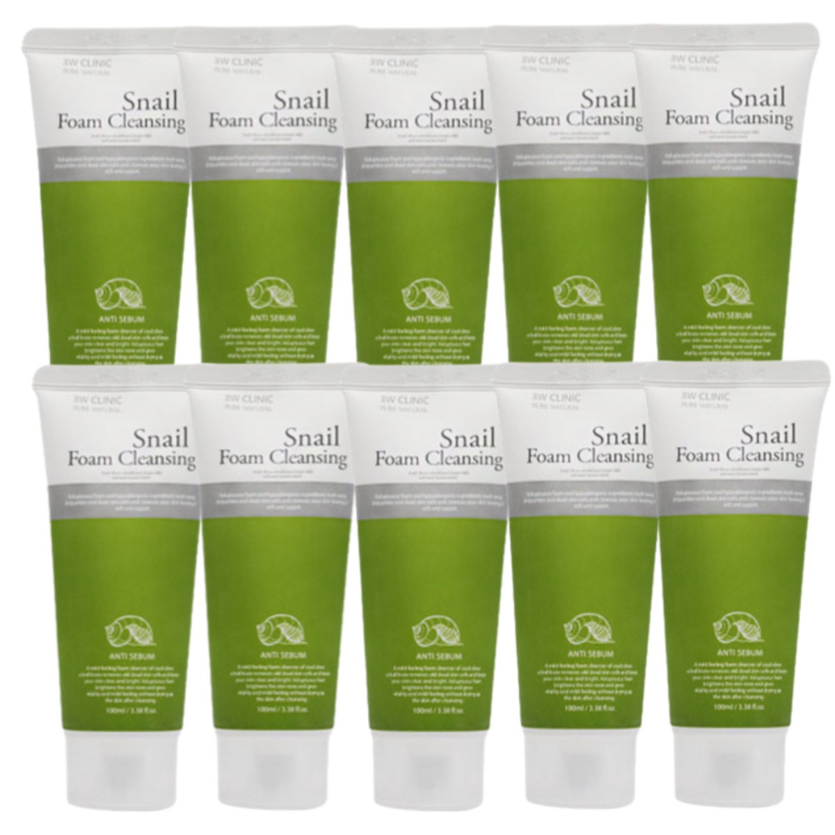 스네일 폼 클렌징 100ml 10개 묶음, 100ml, 10개 18,000원