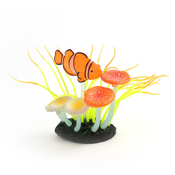 아쿠아리움데코 흰동가리 말미잘 수초 장식 9,680원