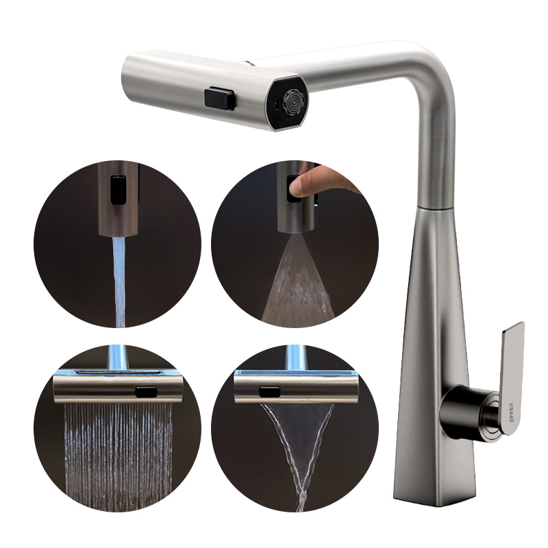 이팩스 4WAY 와이드 폭포수 싱크대 수전, 1개 99,000원