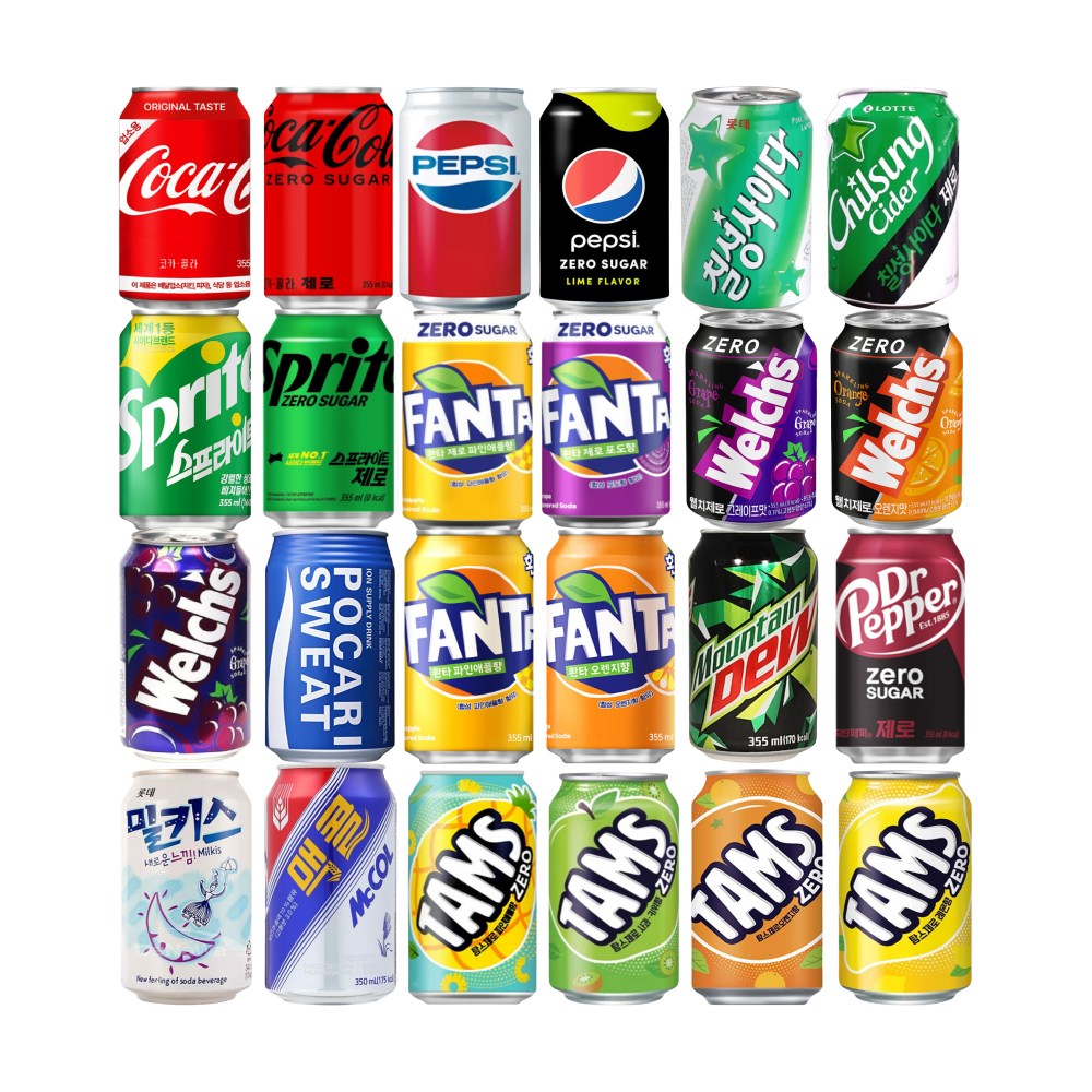 제트스카이 인기 뚱캔 모음 355ml 24캔 / 업소용 코카콜라 칠성사이다 펩시 28,620원