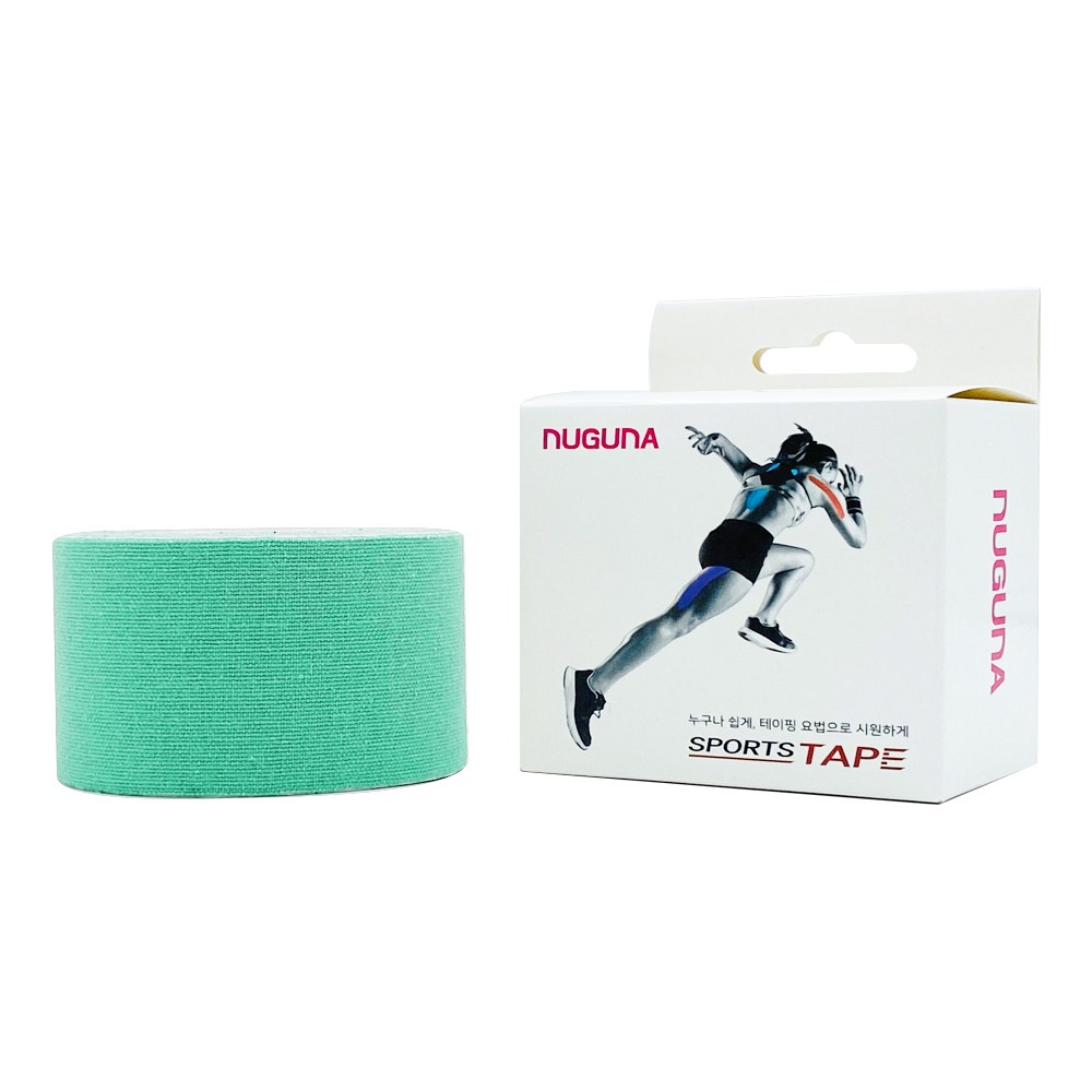 누구나 키네시올로지 스포츠 테이핑 근육 테이프 5cm x 5m, 그린, 현재가 15,900원