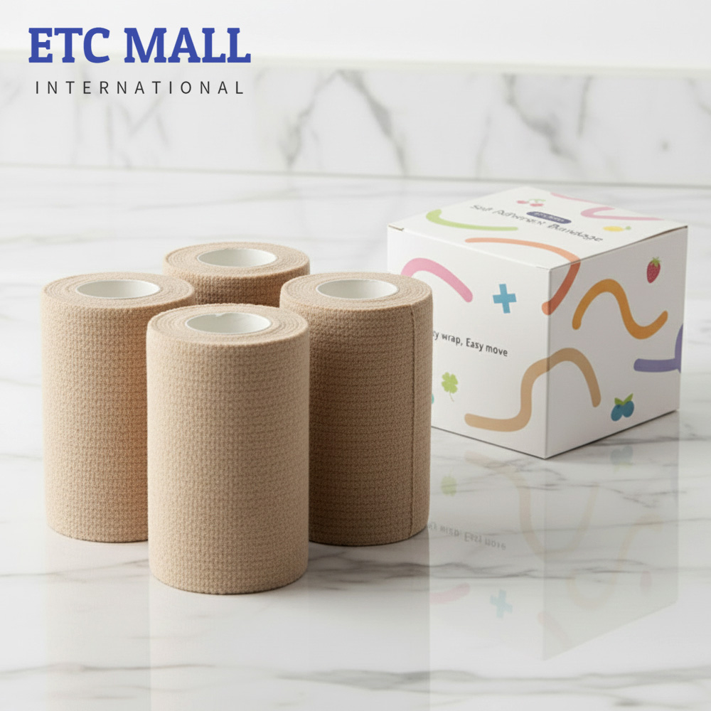 이티씨몰 자가점착 밴드 10cm 압박붕대 3+1 베이지 12,900원