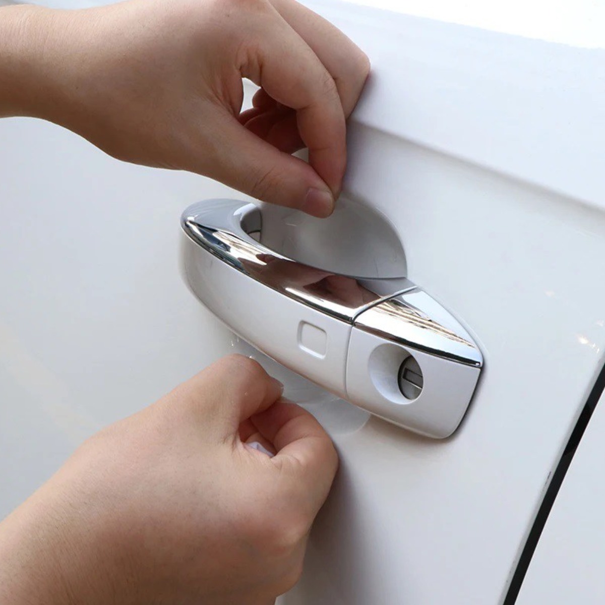 레인스카이 PPF 보호필름 도어컵 투명 스크래치필름, 1세트 6,000원