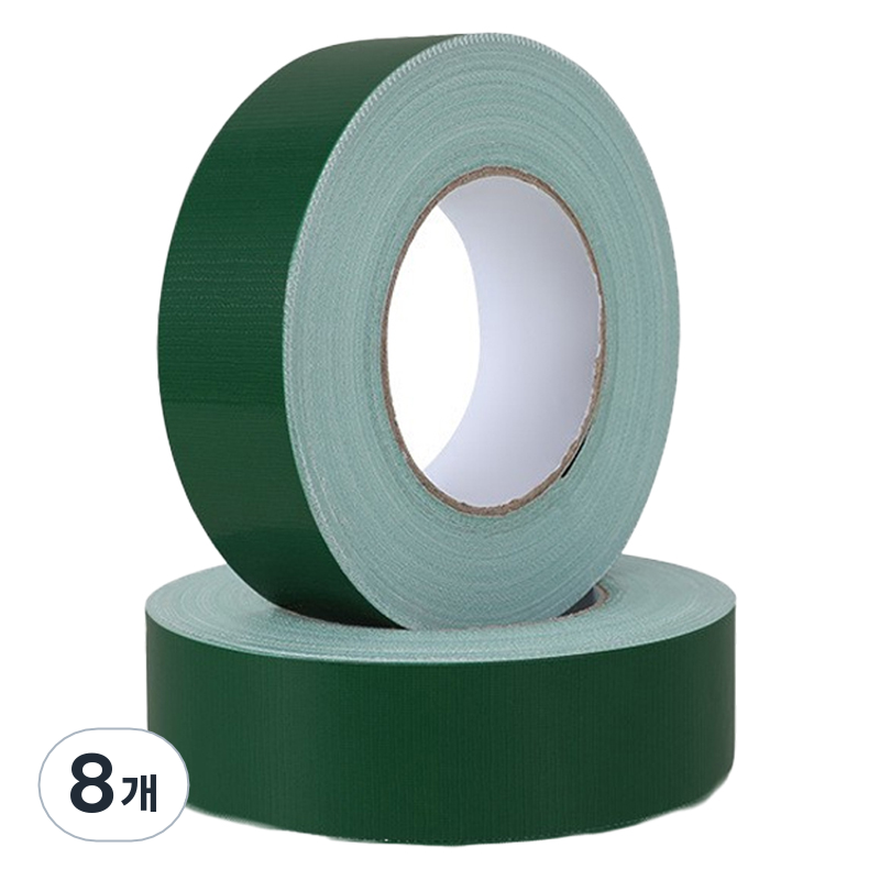 마다꾸미 컬러 폭 넓은 면 청테이프 10cm x 20m, 19 녹색, 8개 43,600원