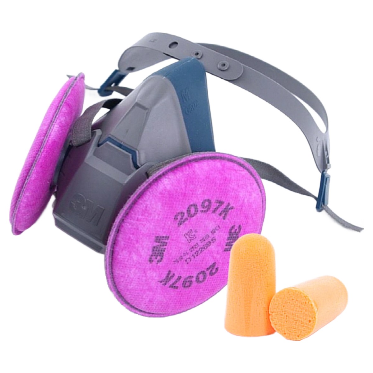 3M 방진마스크 6502 1세트 (활성탄특급필터 귀마개 포함) 용접마스크 도장작업 유기용제냄새제거, 1개 35,500원