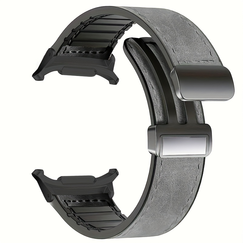 소유담 갤럭시워치 가죽 자석스트랩 시계줄, 1개, 그레이, 현재가 9,900원