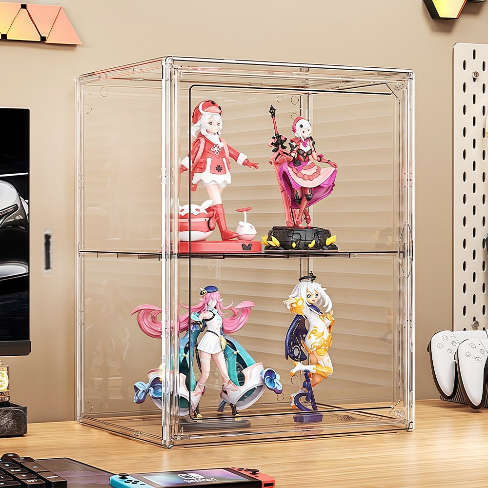 Curious Pony 피규어 장식장 투명 아크릴 케이스 대형 45*33*31.5cm 19,800원
