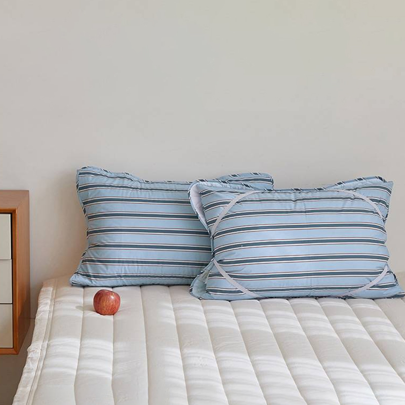 마틸라 간편 교체 빈티지맨션 60수 고밀도 순면 누빔 밴딩 베개커버 15,900원