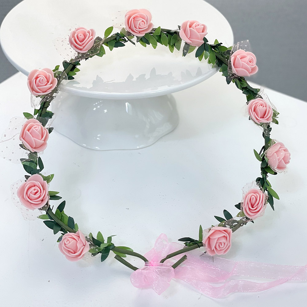 파티앤온 셀프 웨딩 촬영소품 장미 조화 화관 3,000원