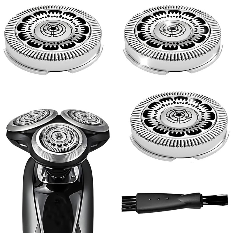 LINJIN 필립스 S9000 SH90 호환 면도날 헤드 - S8950 S9711 SW9700 S8000 SW6710 교체용, 실버, 1개 18,300원