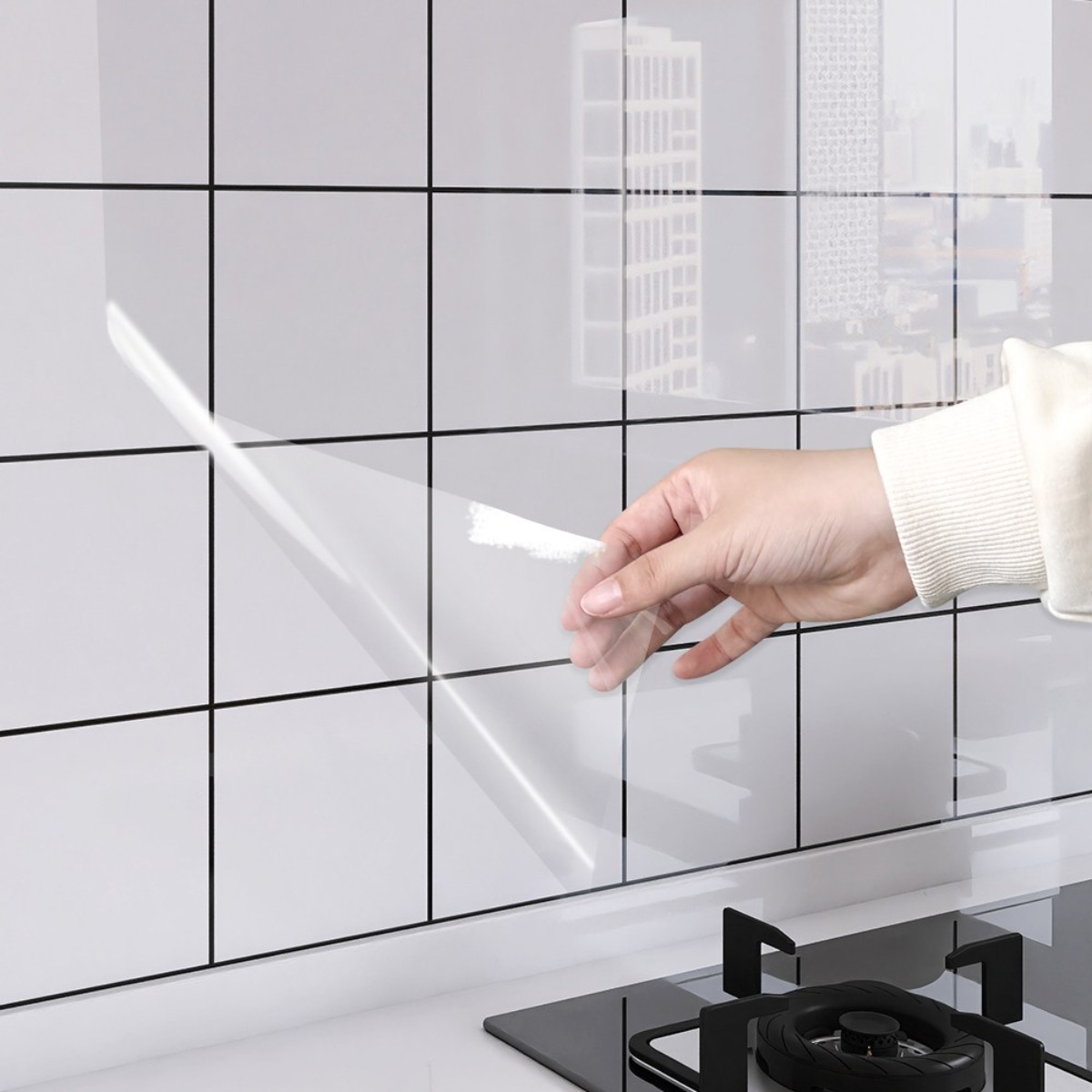 에이제이케이 [정품] 투명 타일시트지 다용도 무점착 오염방지 시트지 15,900원