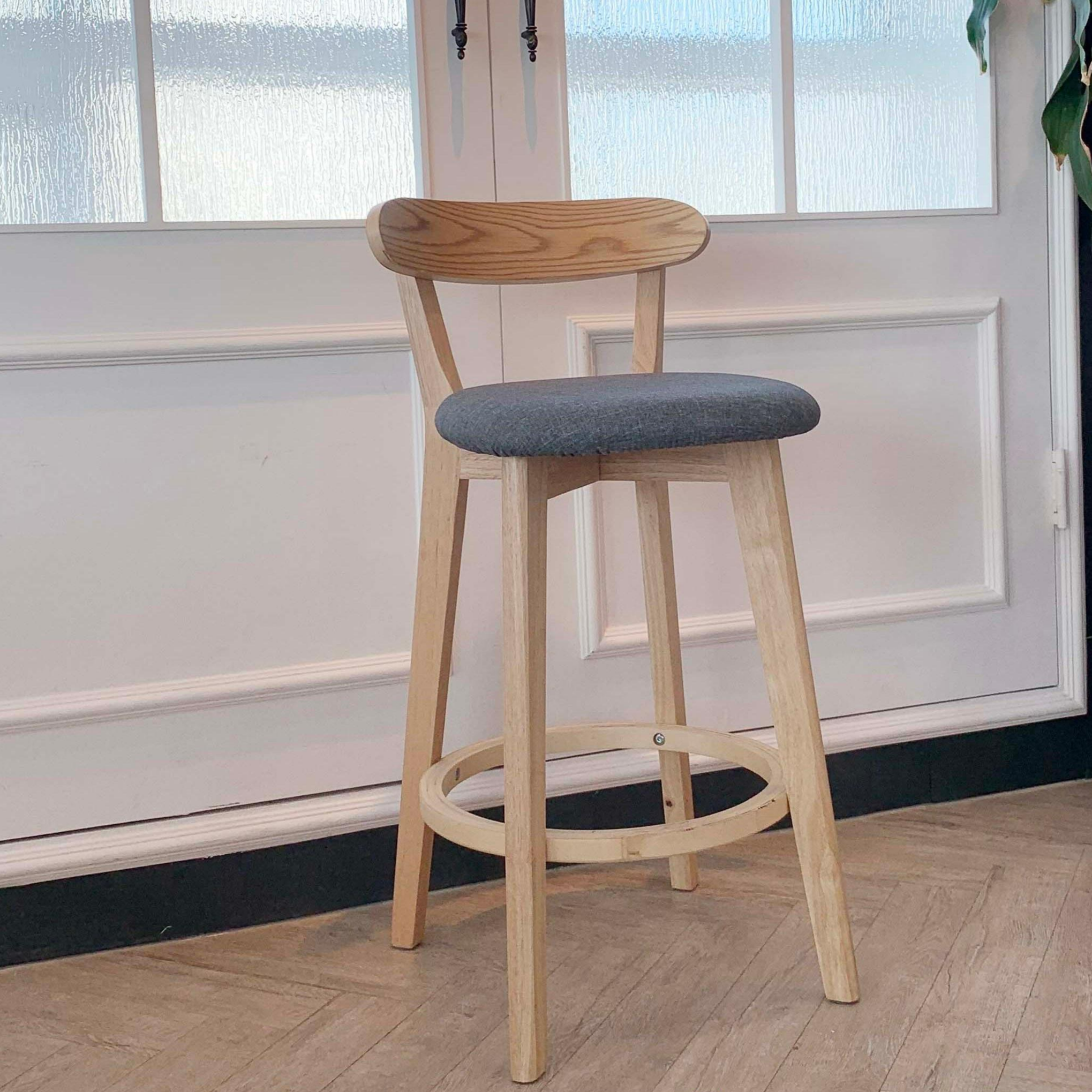 코지테일러 원목 아일랜드 식탁 의자 패브릭 홈바의자 바텐의자 B49, 그레이-커버1포함, 1개 64,900원