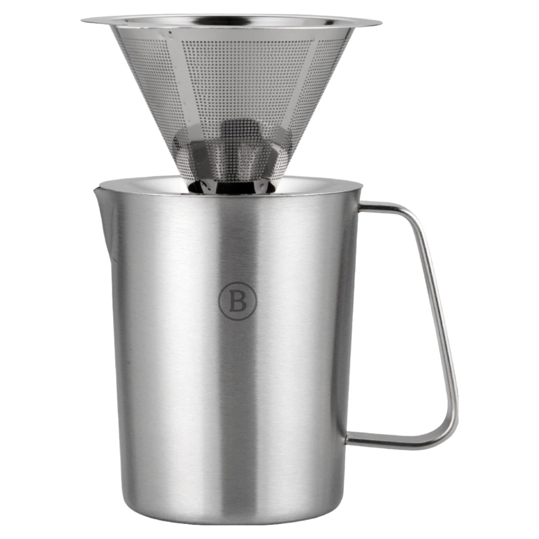 발룬피니 스텐 304 쿠킹 저그 500mL + 이중망 커피필터 드리퍼 세트 19,840원