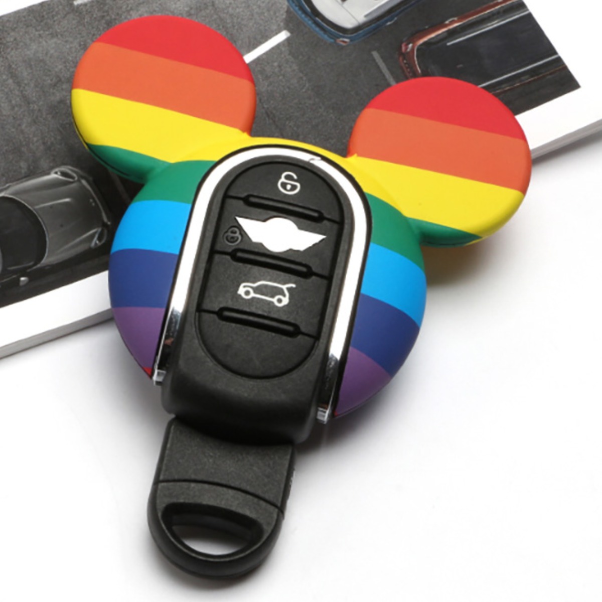 [ 도우팩토리 ] 미니쿠퍼 미키 미니 마우스 리모컨 키케이스 ,F바디 전용, 1:1 교체형, 6가지 칼라 19,000원