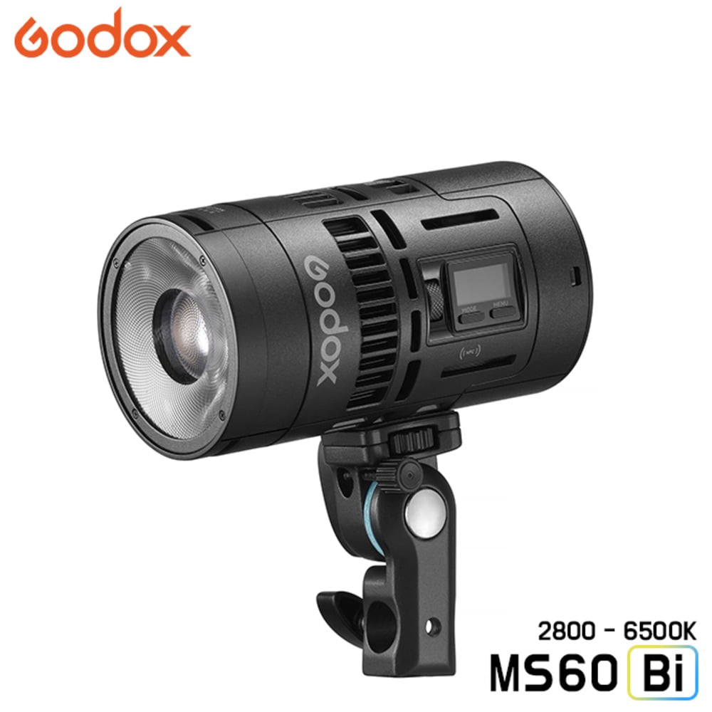 GODOX 고독스 MS60Bi / 바이컬러 2800-6500K 미니 조명 사진 유튜브 영상 제풀촬영 지속광 개인방송 394,000원