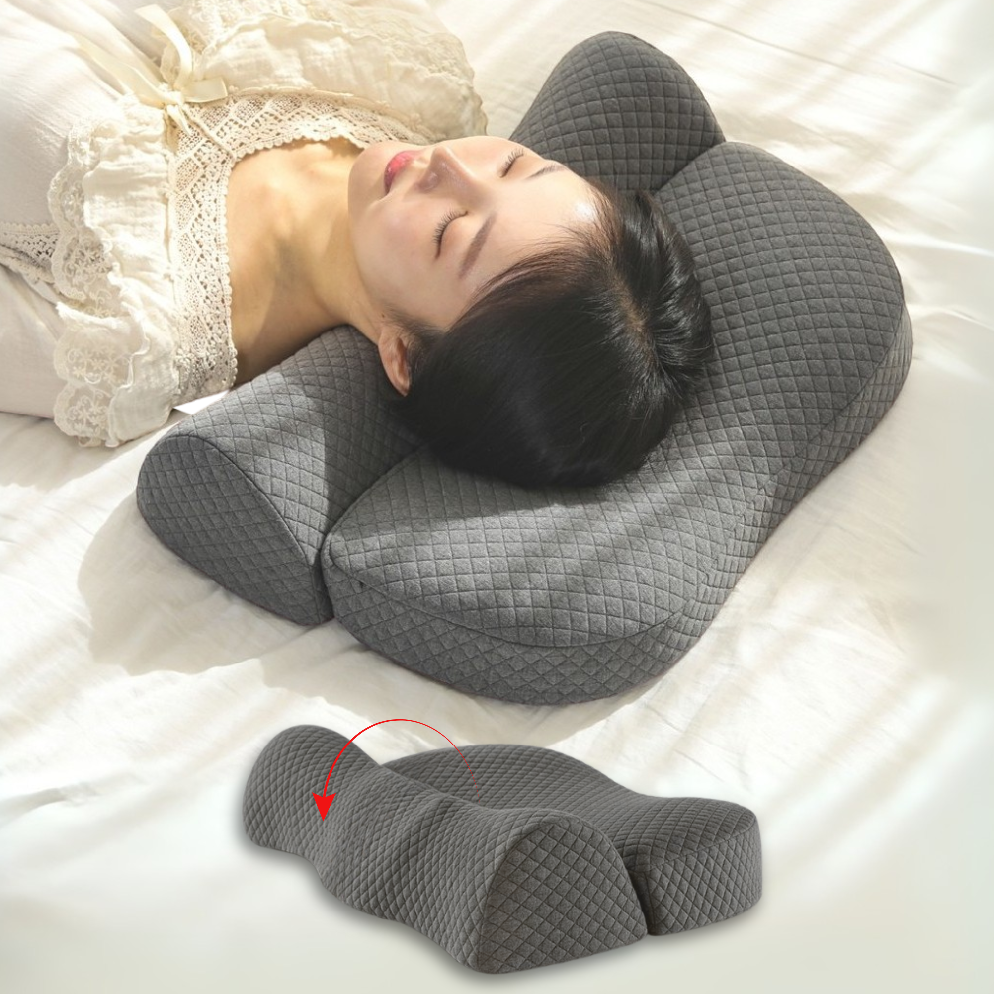 솔디앙 경추베개 목편한 일자목 거북목 목디스크 속커버 배개 40,500원