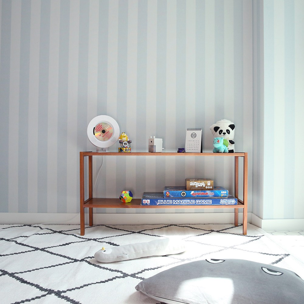 벤트리 브라운 원목 2단 벤치선반 3size 화분선반 수납장 63,000원