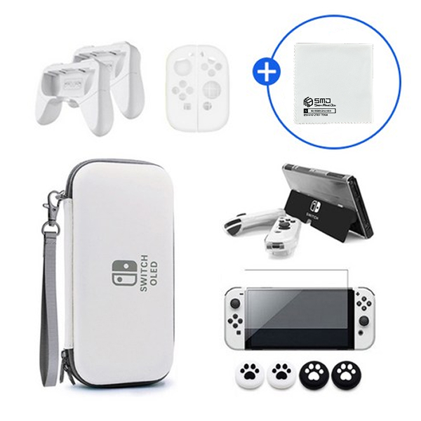 에스엠제이 닌텐도 스위치 OLED 브론즈 악세사리 화이트 6종 20,900원