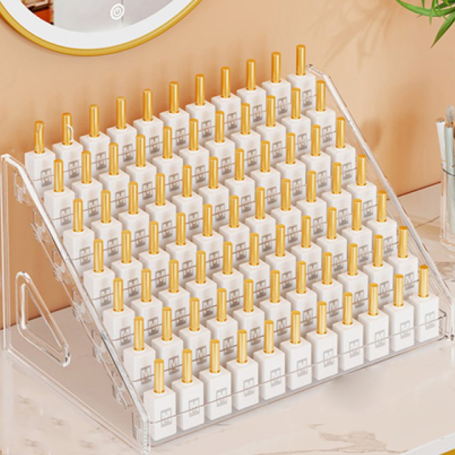 유인지화 아크릴 네일아트 젤네일 디스플레이 스탠드 진열대 7단, 투명, 1개 15,200원