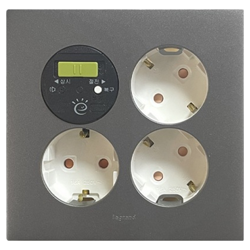 르그랑 아펠라 마그네슘 Simple 대기전력 자동 차단 3구 콘센트 46,900원