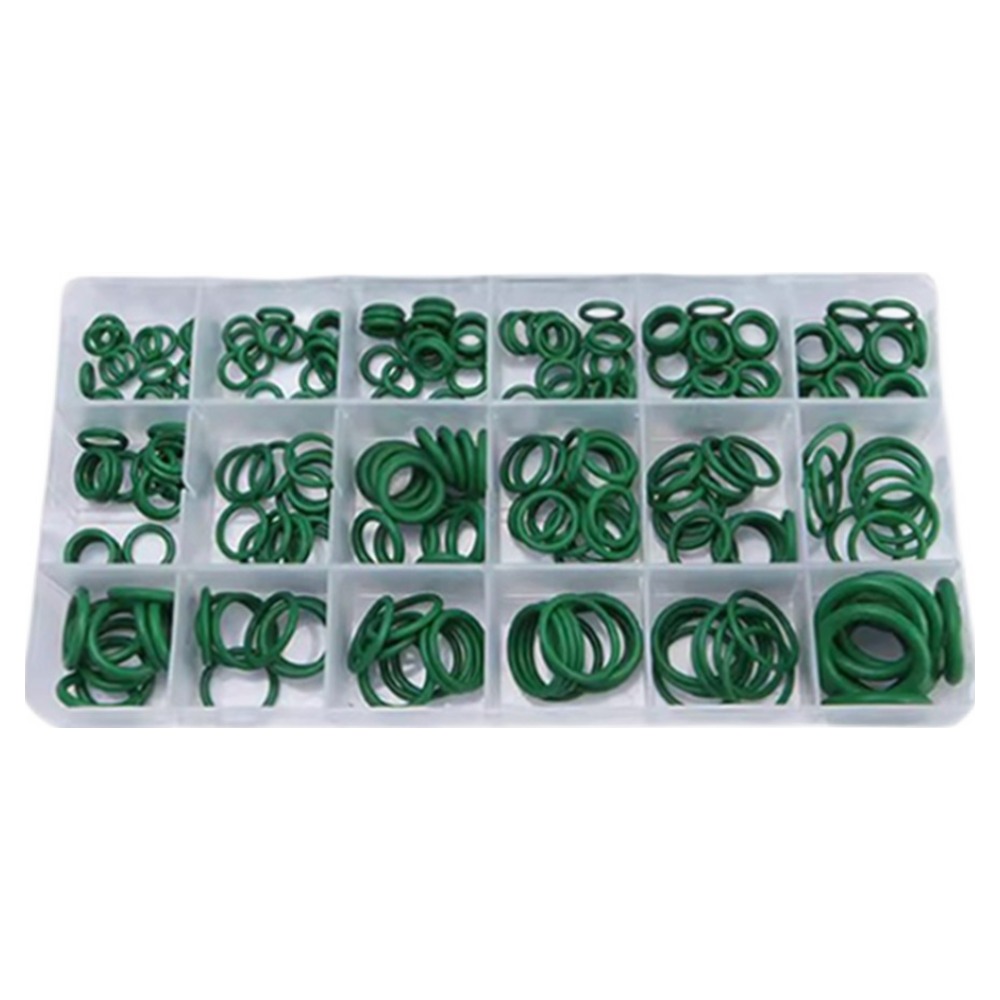 ITL 실리콘 오링 세트 실리콘 블랙 고무링 내열 VMQ 18종 270PCS 그린, 1세트 7,900원