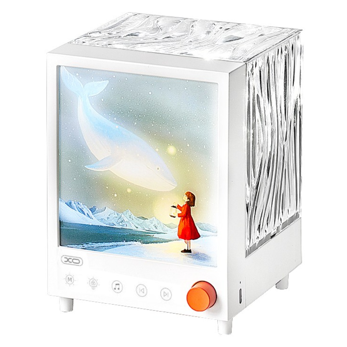 Runcats 극광 보물 상자 분위기 조명 블루투스 스피커 무선 서브우퍼 프로젝션 데스크탑 장식품 칠석 남녀 생일 선물 32,600원