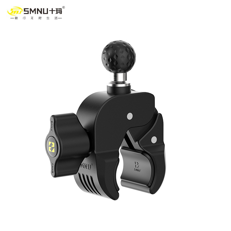 SMNU 라이더굿즈 램마운트 바이크 고프로 액션캠 핸드폰 파이프 집게 클램프 거치대 마운트 도난방지 25,500원