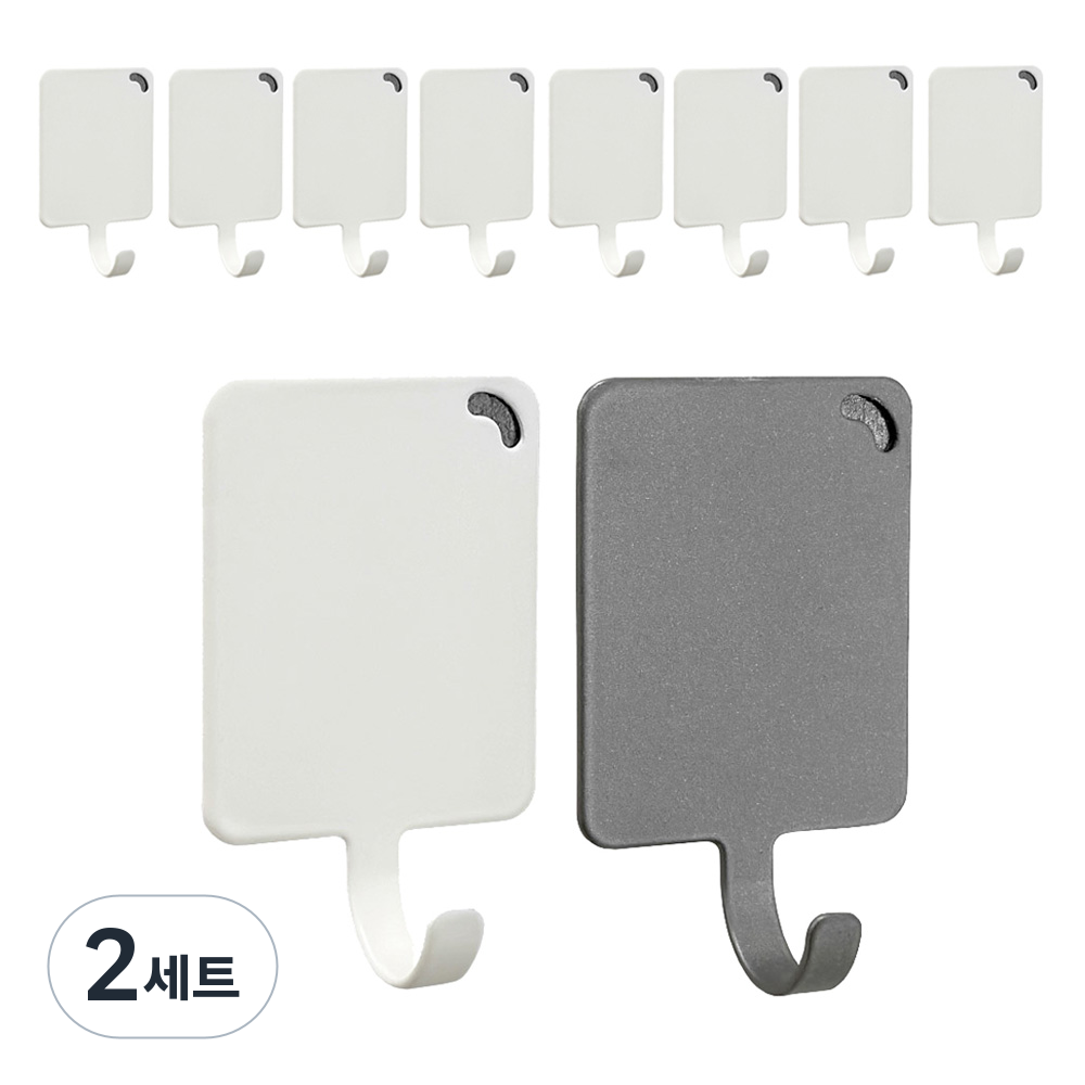 모나코올리브 모노스퀘어 자석후크 화이트 9p + 티탄 세트 59,700원