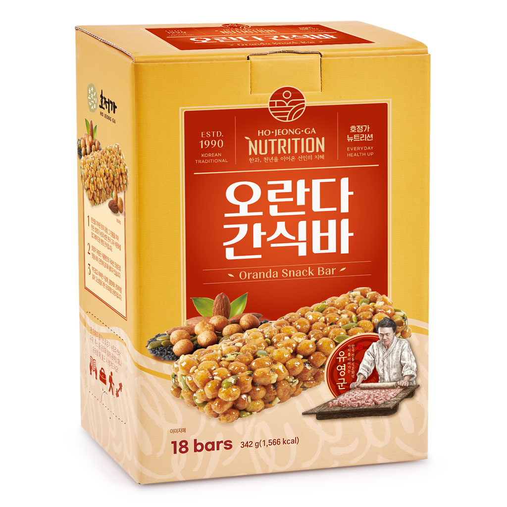 호정가 오란다간식바 (18개입), 1세트, 342g 11,900원
