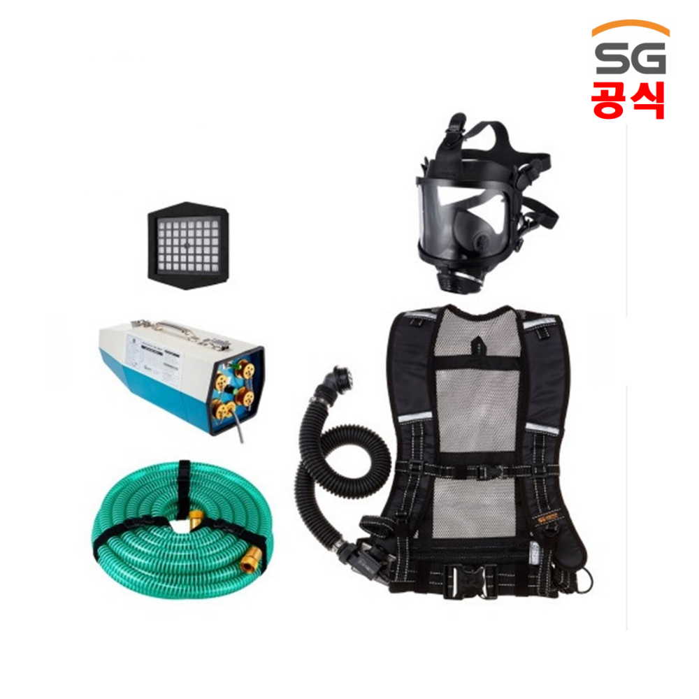 SG생활안전 송기마스크 전동송풍기형 HM5000/4E 2인 세트 2,259,990원